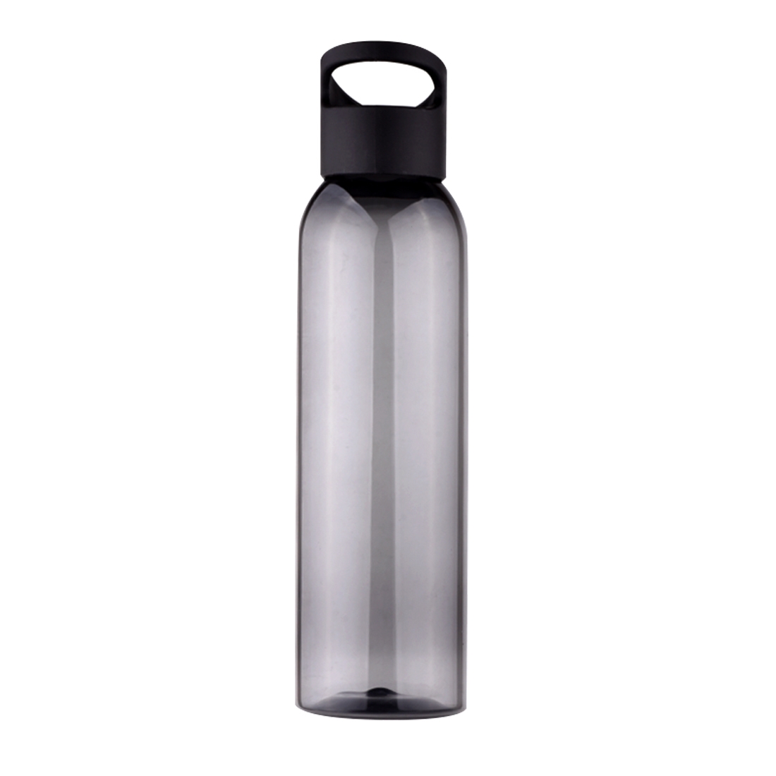 Бутылка пластиковая для воды Sportes, черная, черный
