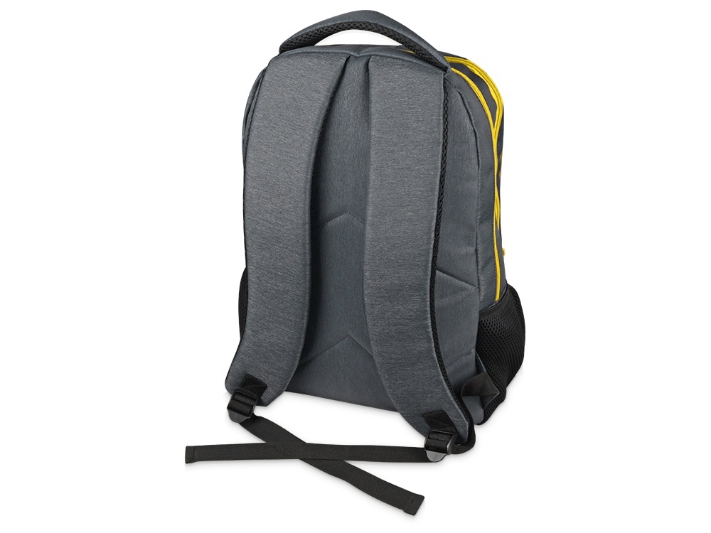 Рюкзак «Metropolitan», серый, желтый, полиэстер