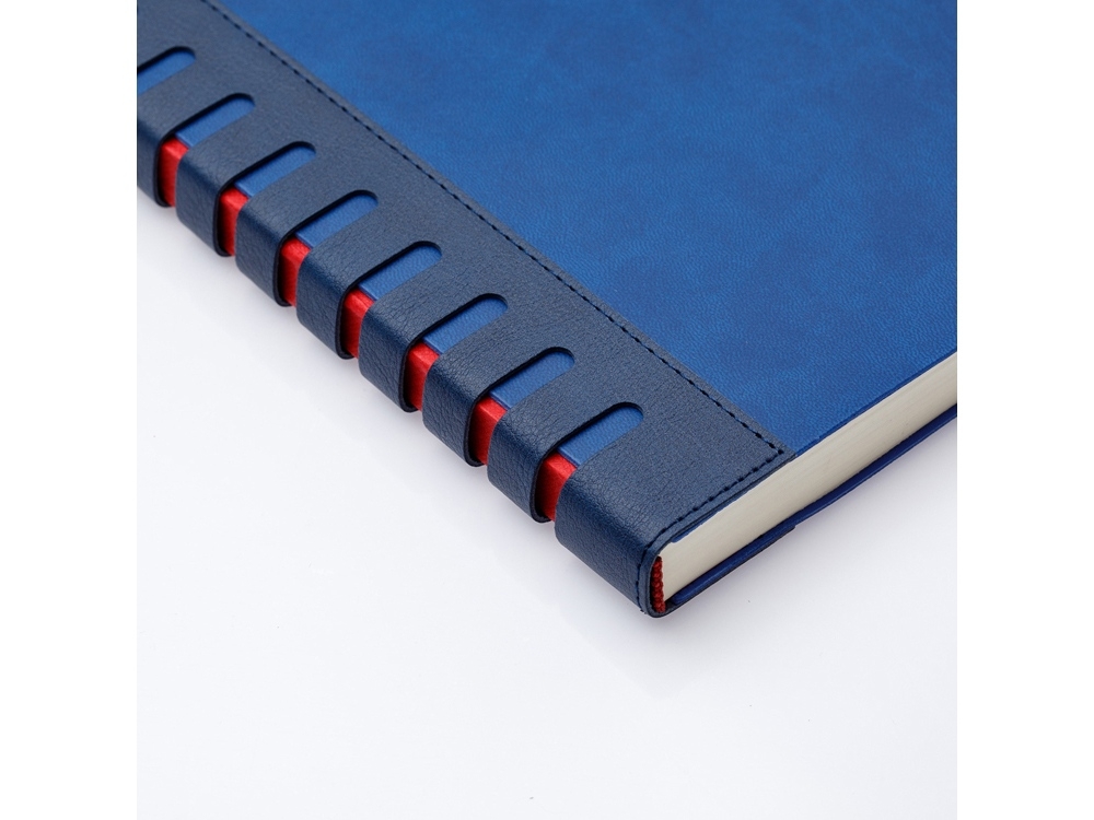 Ежедневник недатированный с индексами А5 «Bergamo», синий, кожзам