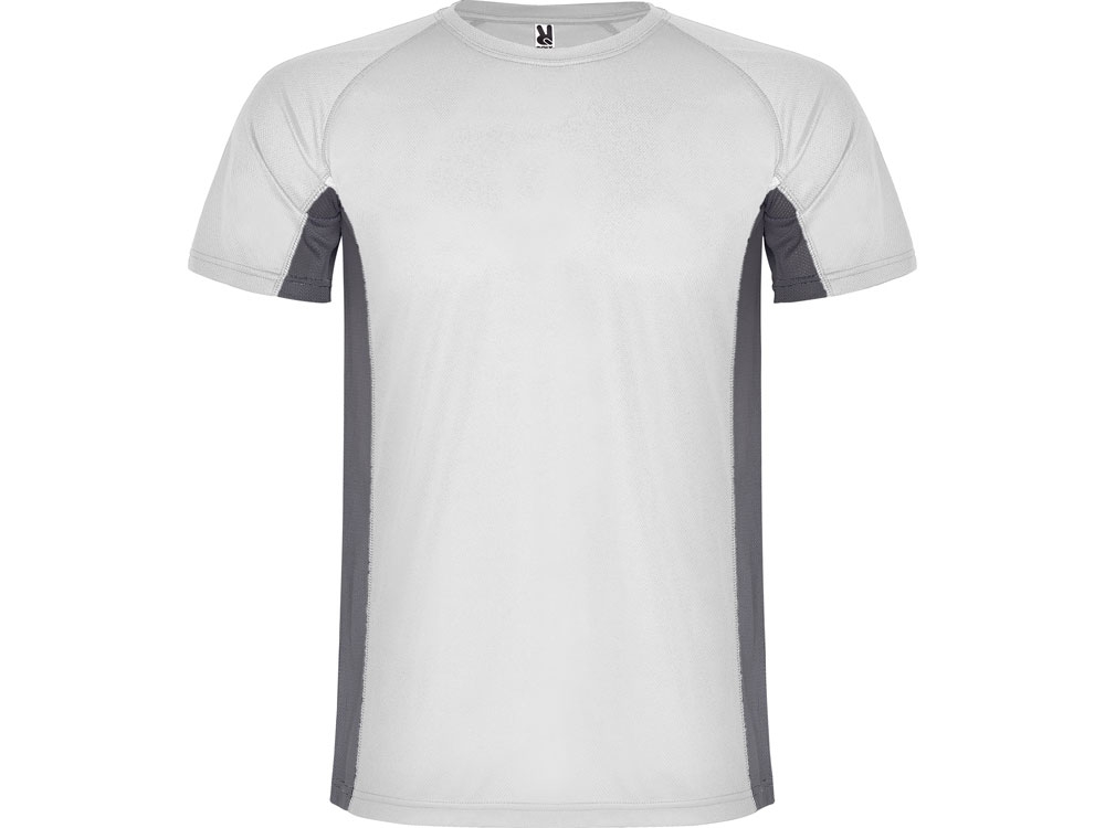 Спортивная футболка «Shanghai» детская, белый, серый, полиэстер