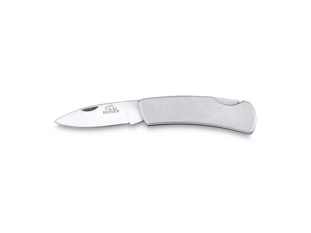 Карманный нож с зажимом безопасности «GARMISCH», серебристый, металл