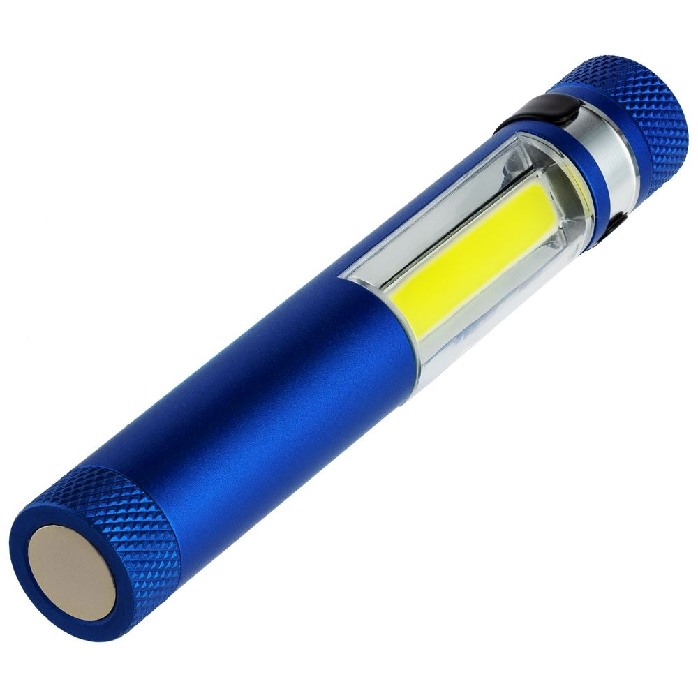 Фонарик-факел LightStream, малый, синий, синий, алюминий