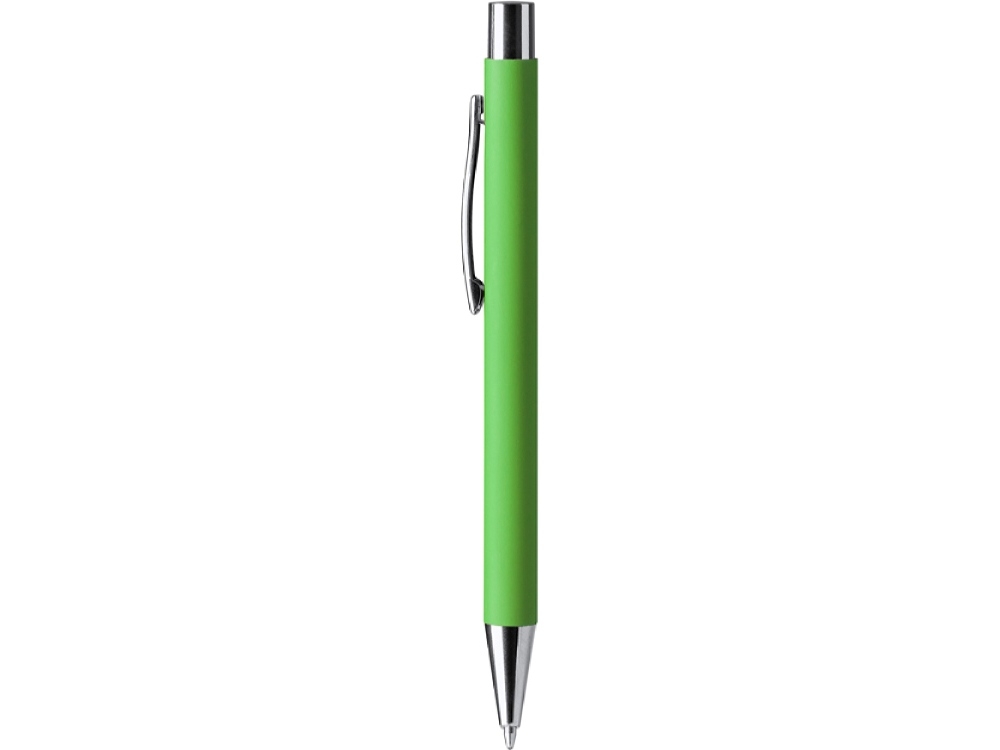 Ручка металлическая шариковая soft-touch DOVER, зеленый, soft touch