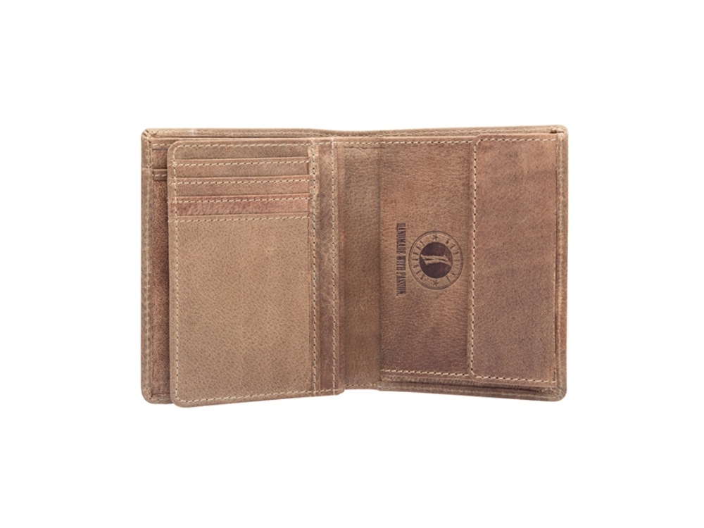 Бумажник «Finn», коричневый, кожа
