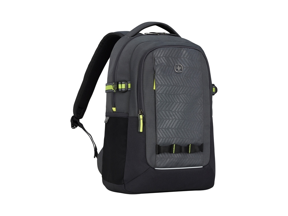 Рюкзак NEXT Ryde с отделением для ноутбука 16", черный, серый, полиэстер