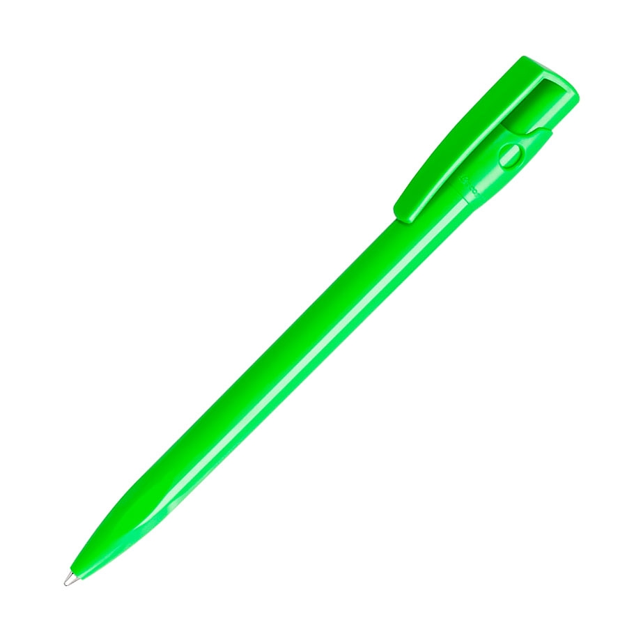 Ручка шариковая KIKI SOLID, зеленое яблоко, пластик, зеленый, пластик