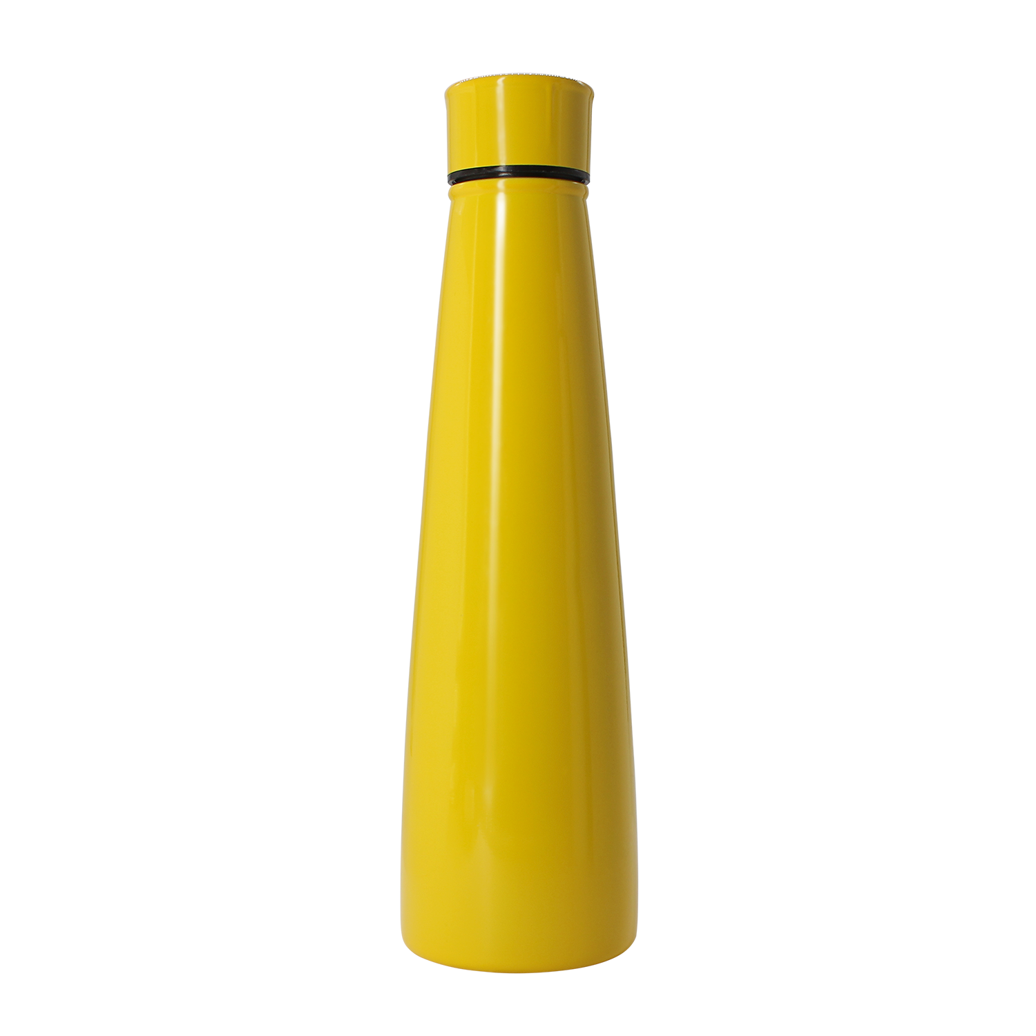 Термобутылка для напитков N-shape (желтый), желтый, металл