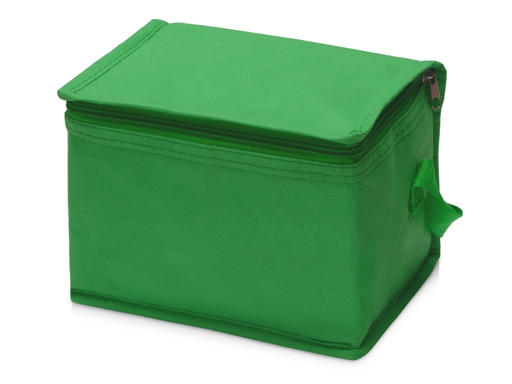 Сумка-холодильник Reviver из нетканого переработанного материала RPET, зеленый, нетканый материал