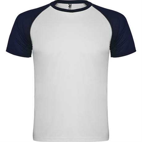 Спортивная футболка INDIANAPOLIS мужская, БЕЛЫЙ/МОРСКОЙ СИНИЙ 3XL, белый/морской синий