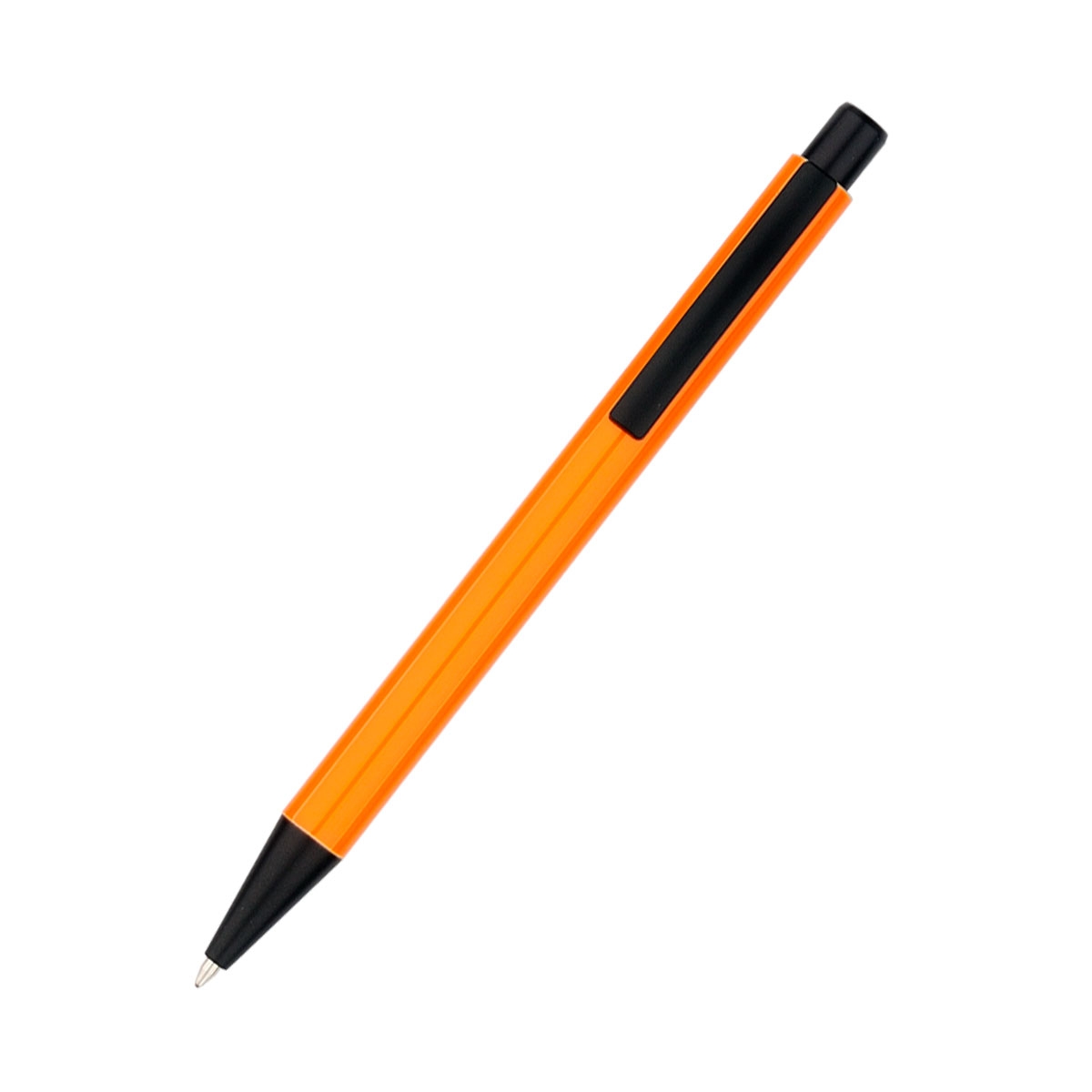 Ручка металлическая Deli, оранжевая, оранжевый