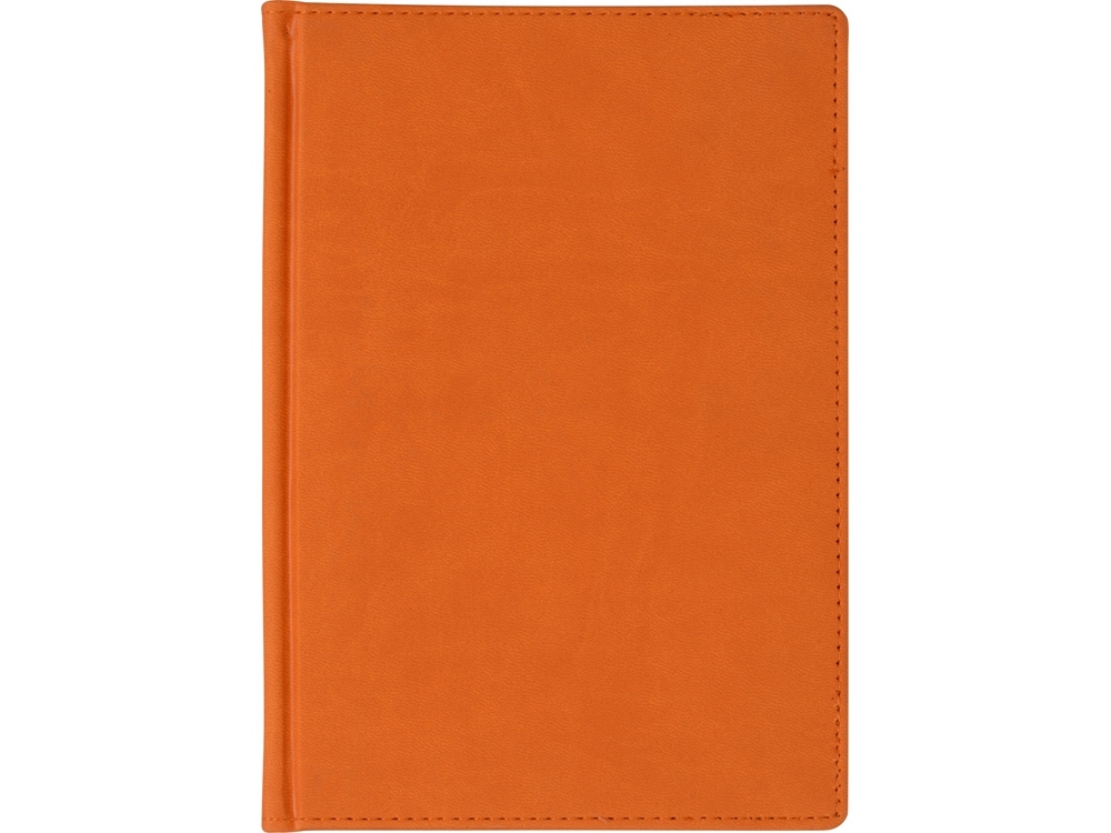 Ежедневник недатированный А5 «Velvet», оранжевый, кожзам