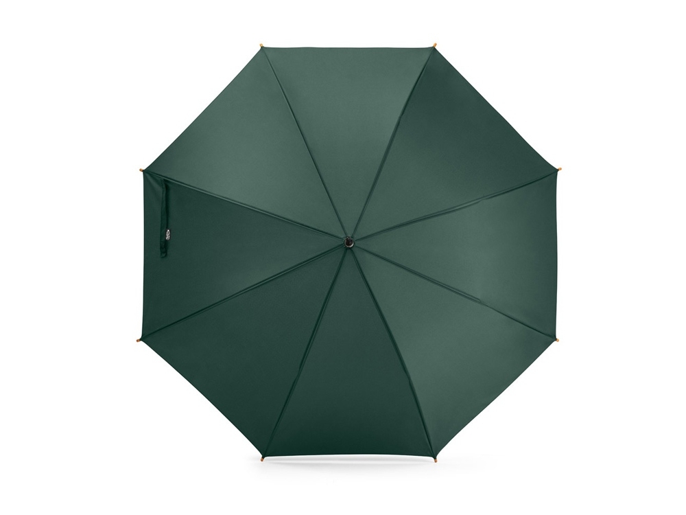 Зонт-трость «APOLO», зеленый, дерево, пластик, металл