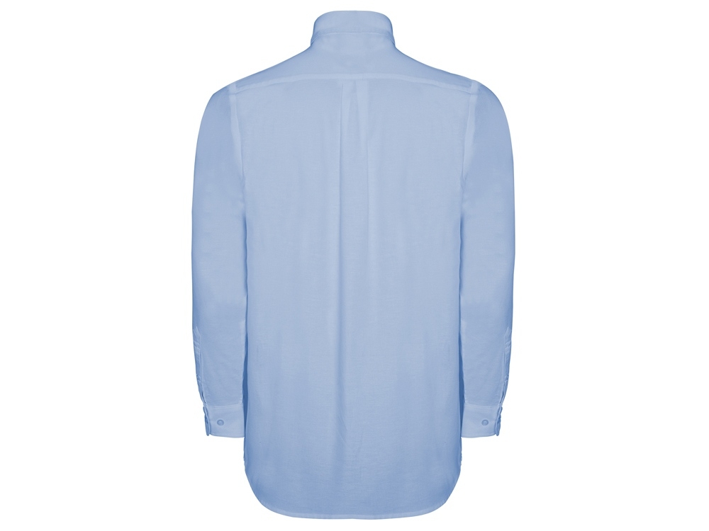 Рубашка с длинным рукавом «Oxford», мужская, голубой, полиэстер, хлопок