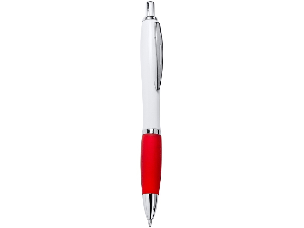 Ручка пластиковая шариковая с антибактериальным покрытием CARREL, красный, пластик