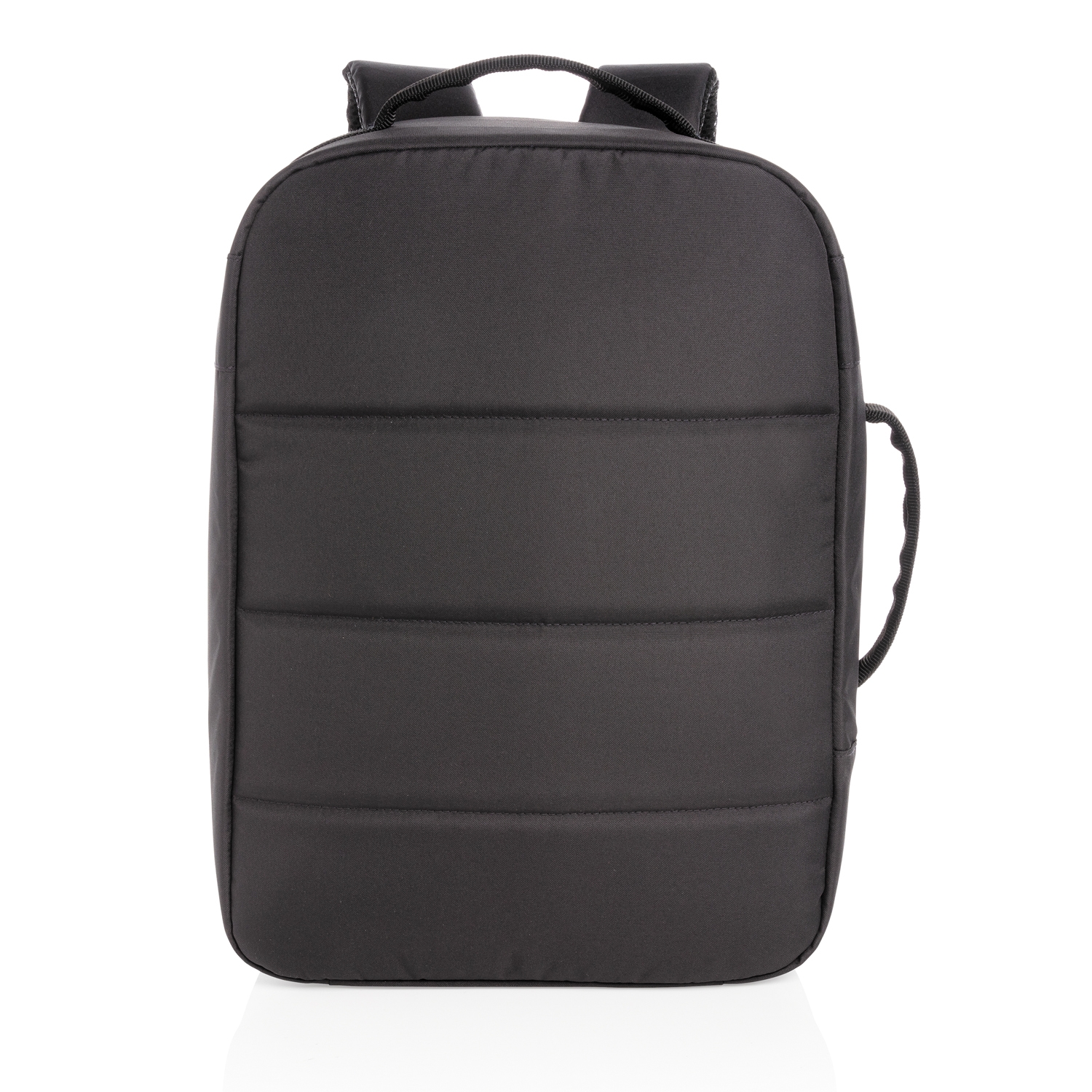 Антикражный рюкзак Impact из RPET AWARE™ для ноутбука 15.6", черный, rpet