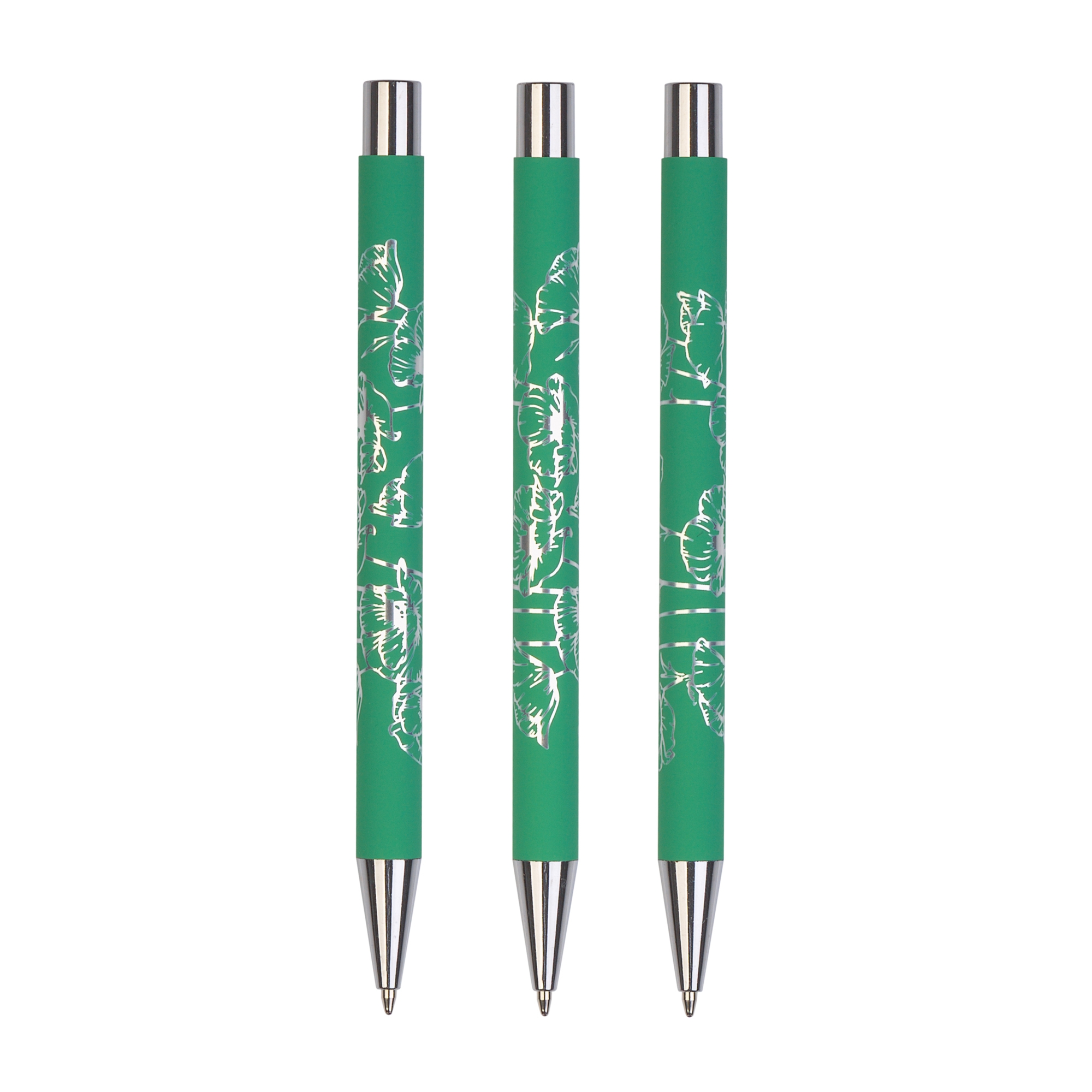 Ручка шариковая "Aurora", покрытие soft touch, зеленый