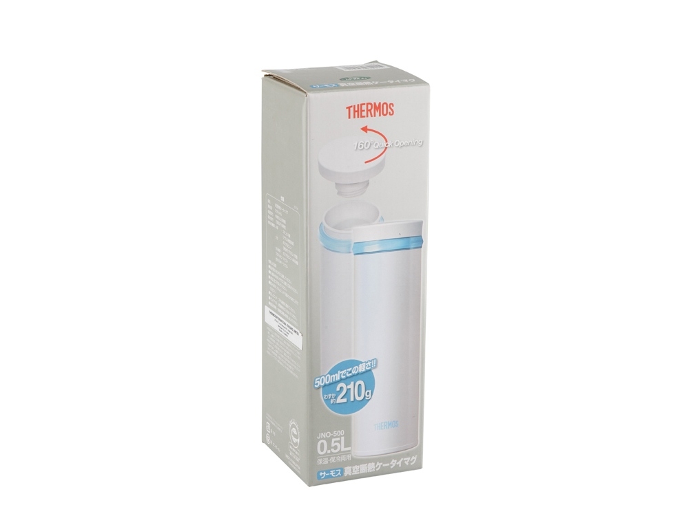 Термос для напитков Thermos JNO-500, белый, металл
