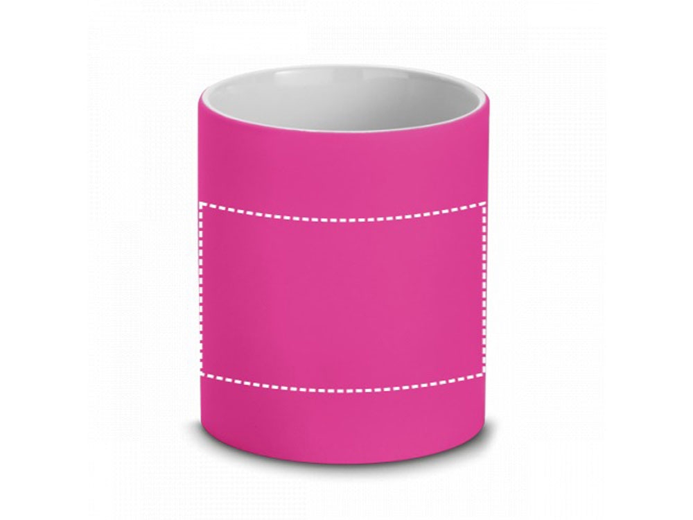 Керамическая кружка 350мл «LYNCH», розовый, керамика