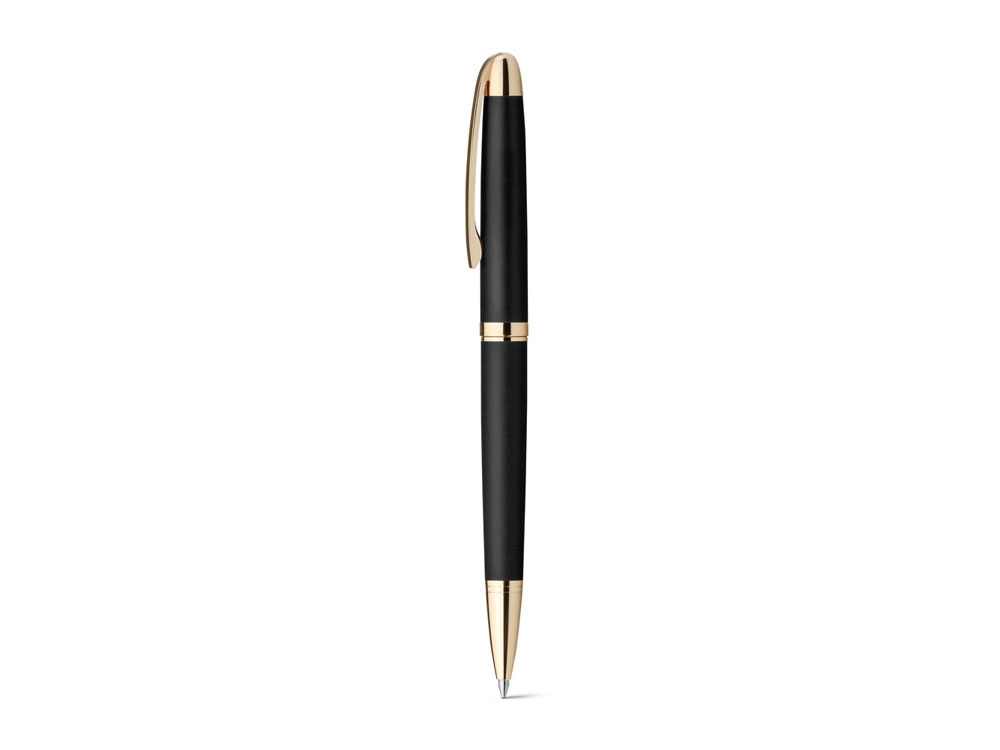Набор «EZEKIEL SET»: ручка шариковая, ручка роллер, черный, металл