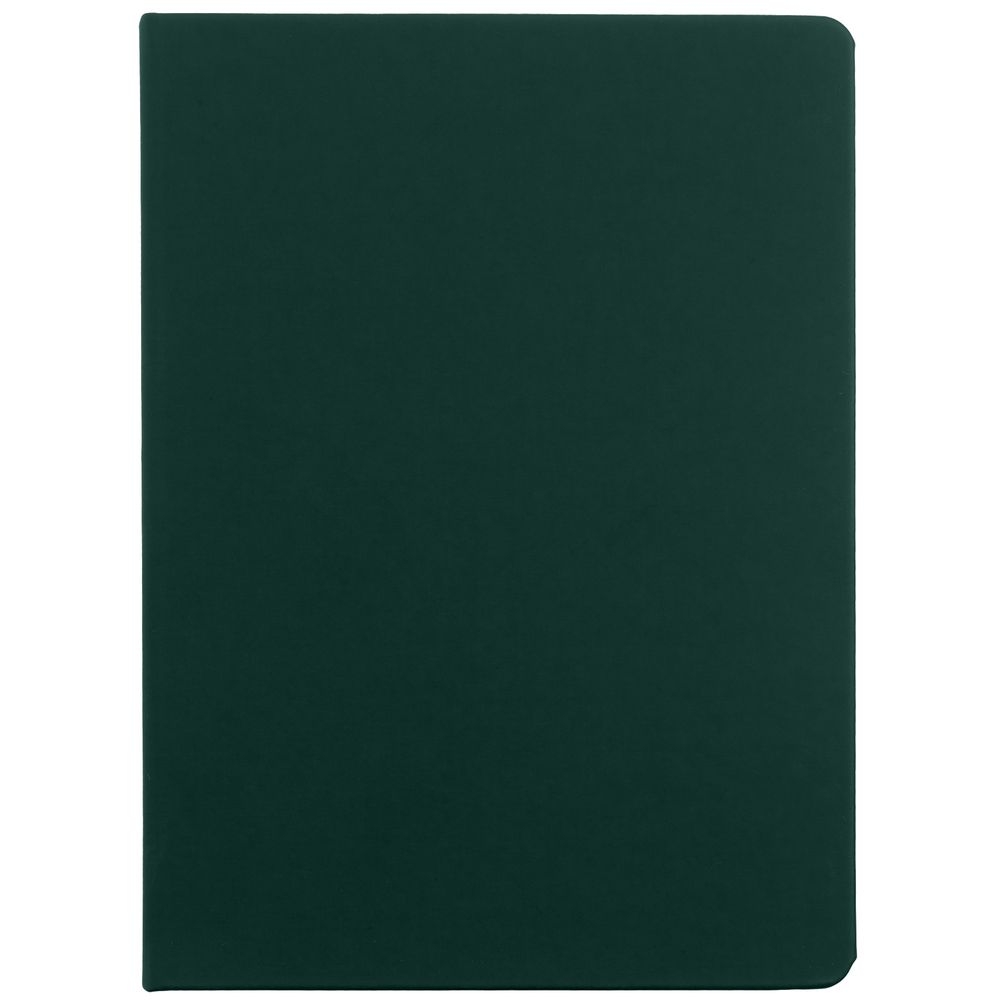 Ежедневник Shall, недатированный, зеленый, зеленый, soft touch