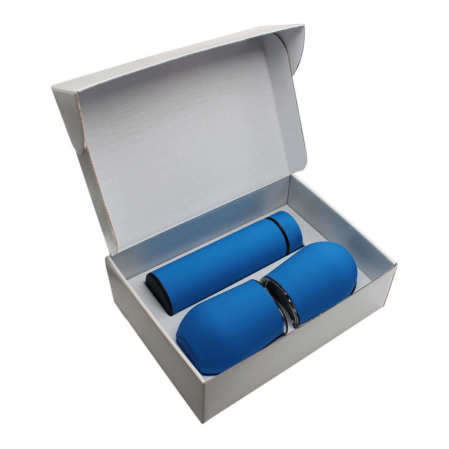Набор Hot Box C2 (софт-тач) (голубой), голубой, soft touch