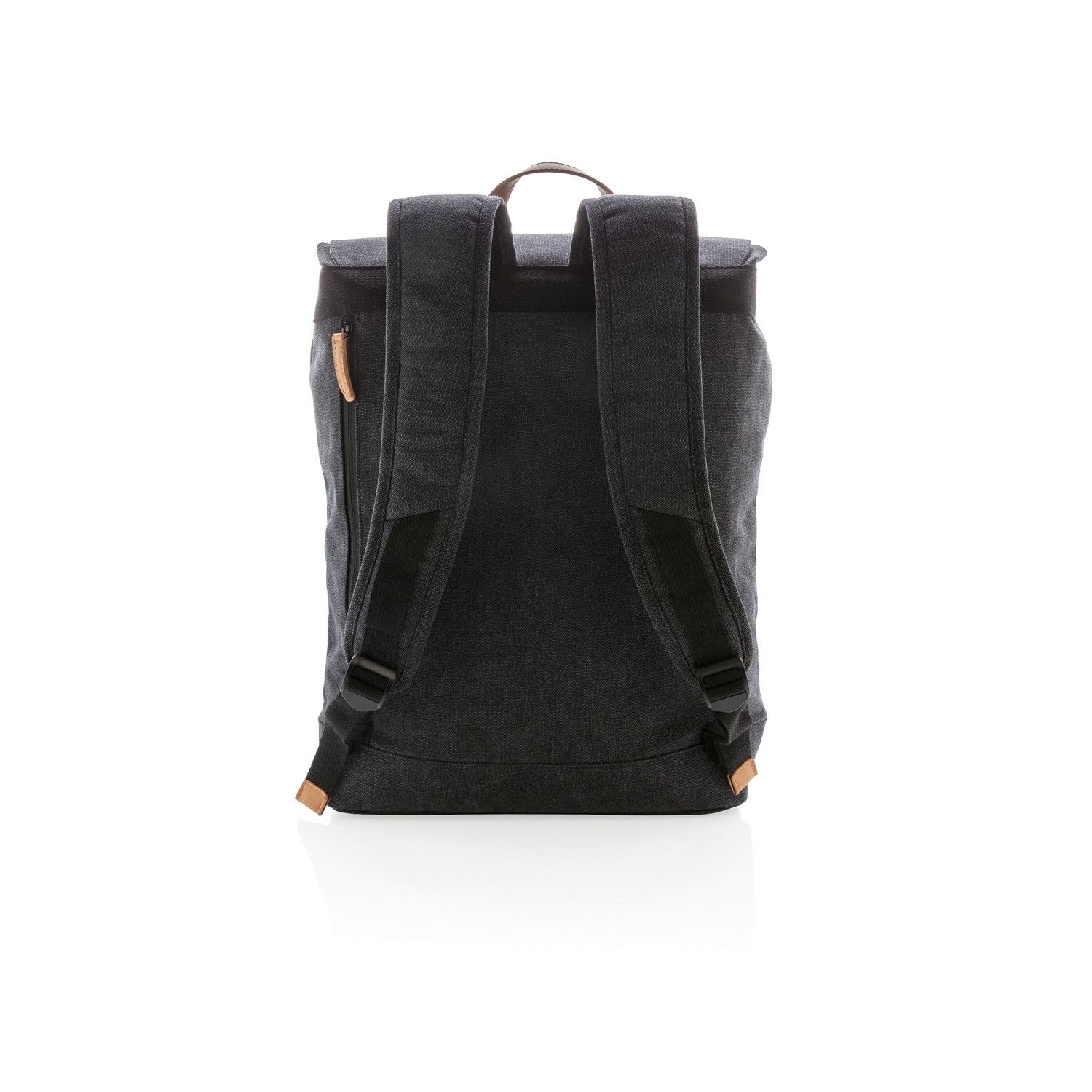 Рюкзак для ноутбука Canvas, черный, canvas; polyurethane