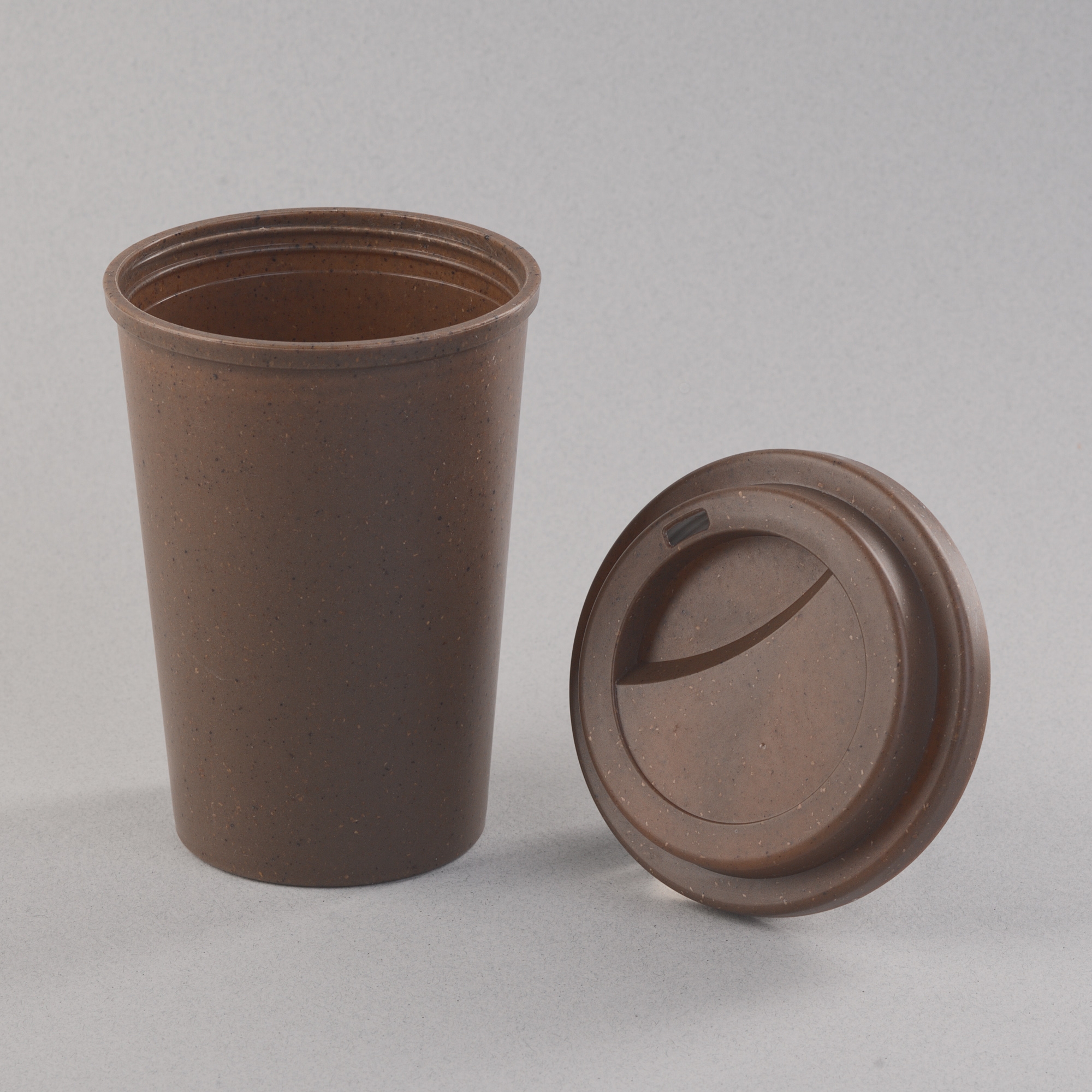 Набор "Coffee bean", коричневый, пластик/кофейный жмых
