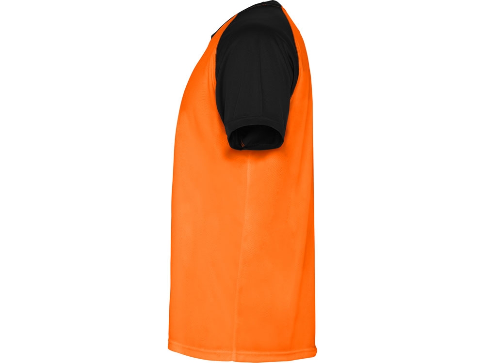 Спортивная футболка «Indianapolis» мужская, черный, оранжевый, полиэстер