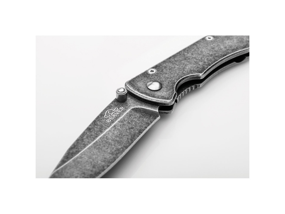 Карманный нож «ROCK», серый, металл