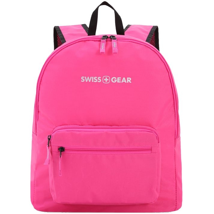 Рюкзак складной Swissgear, розовый, розовый, полиэстер
