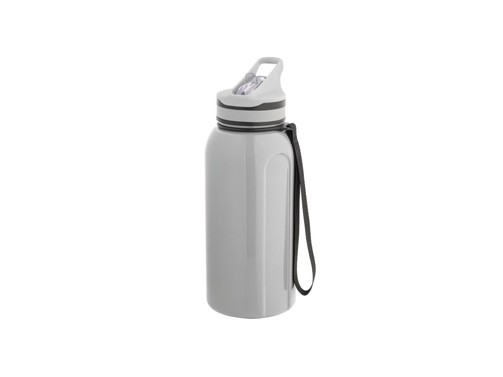 Бутылка спортивная «TYSON», серый, пластик