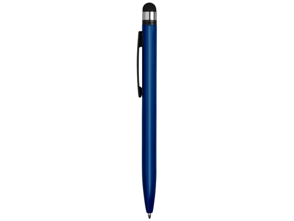 Ручка-стилус пластиковая шариковая «Poke», черный, пластик
