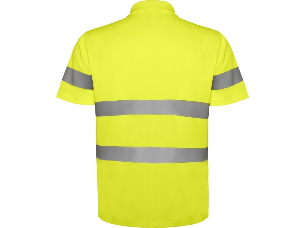 Рубашка поло со светоотражающими полосами «Polaris», мужская, желтый, полиэстер