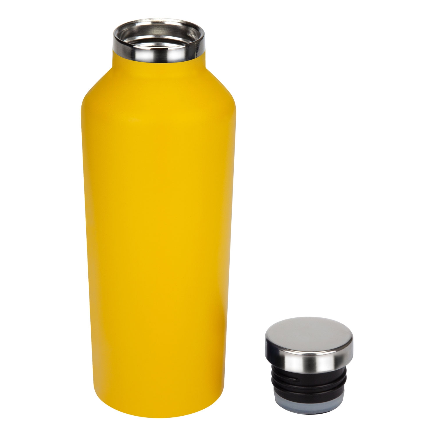 Термобутылка вакуумная герметичная Asti, желтая, желтый