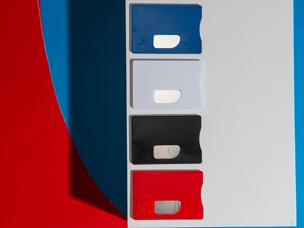 Защитный RFID чехол для кредитной карты «Arnox», черный, пластик