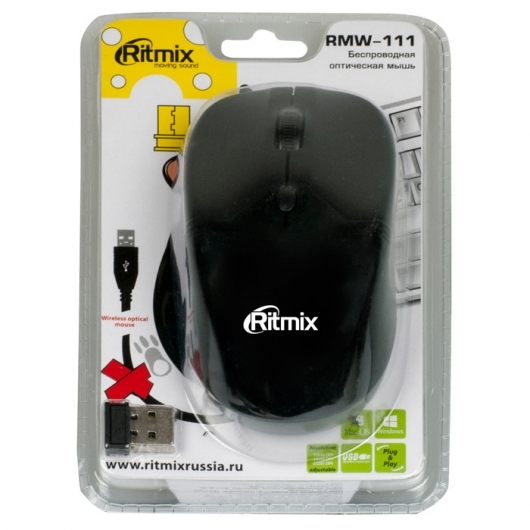 Мышь беспроводная RITMIX RMW-111