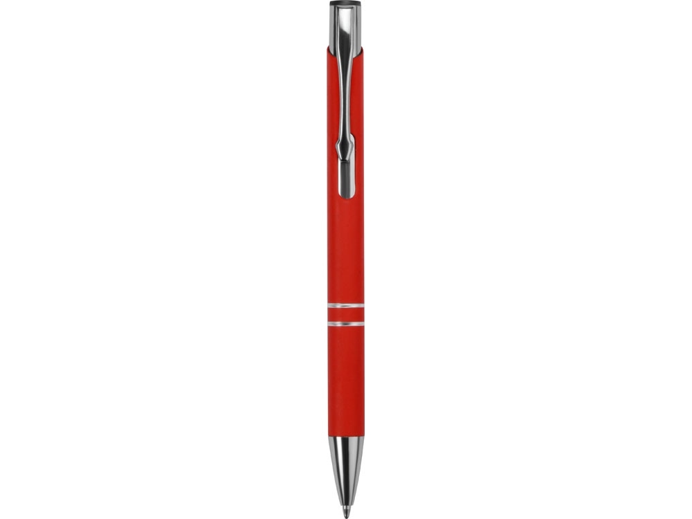 Ручка металлическая шариковая «Legend Gum» soft-touch, красный, soft touch
