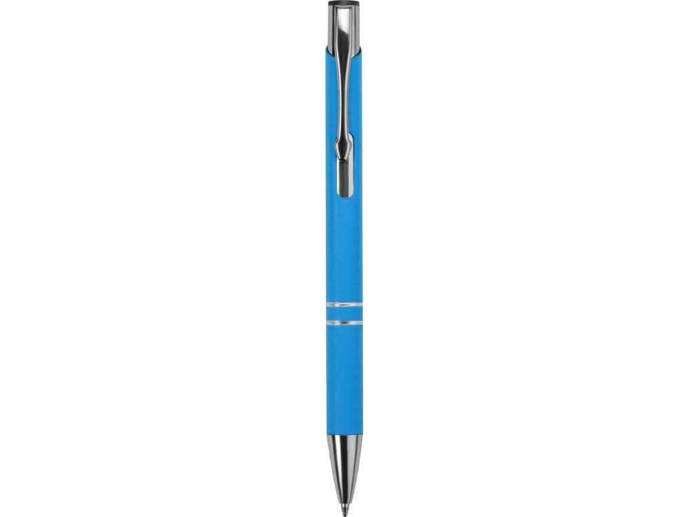 Ручка металлическая шариковая «Legend Gum» soft-touch, голубой, soft touch