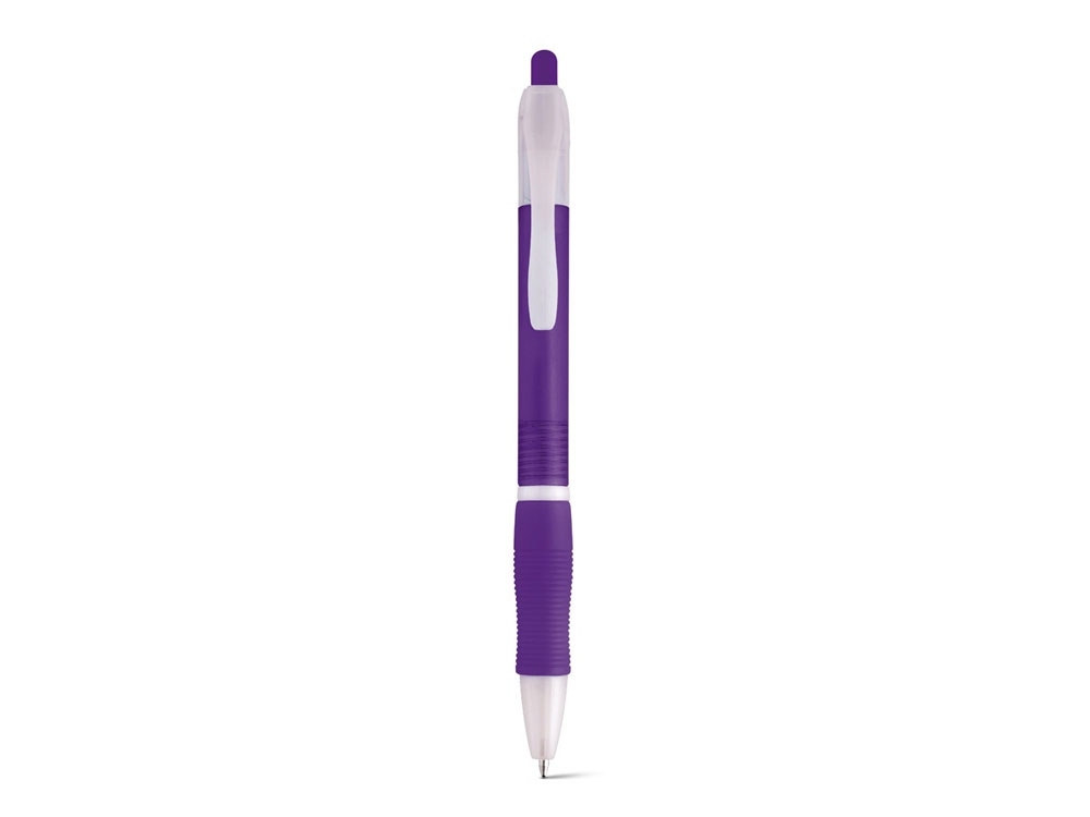 Шариковая ручка с противоскользящим покрытием «SLIM BK», фиолетовый, пластик