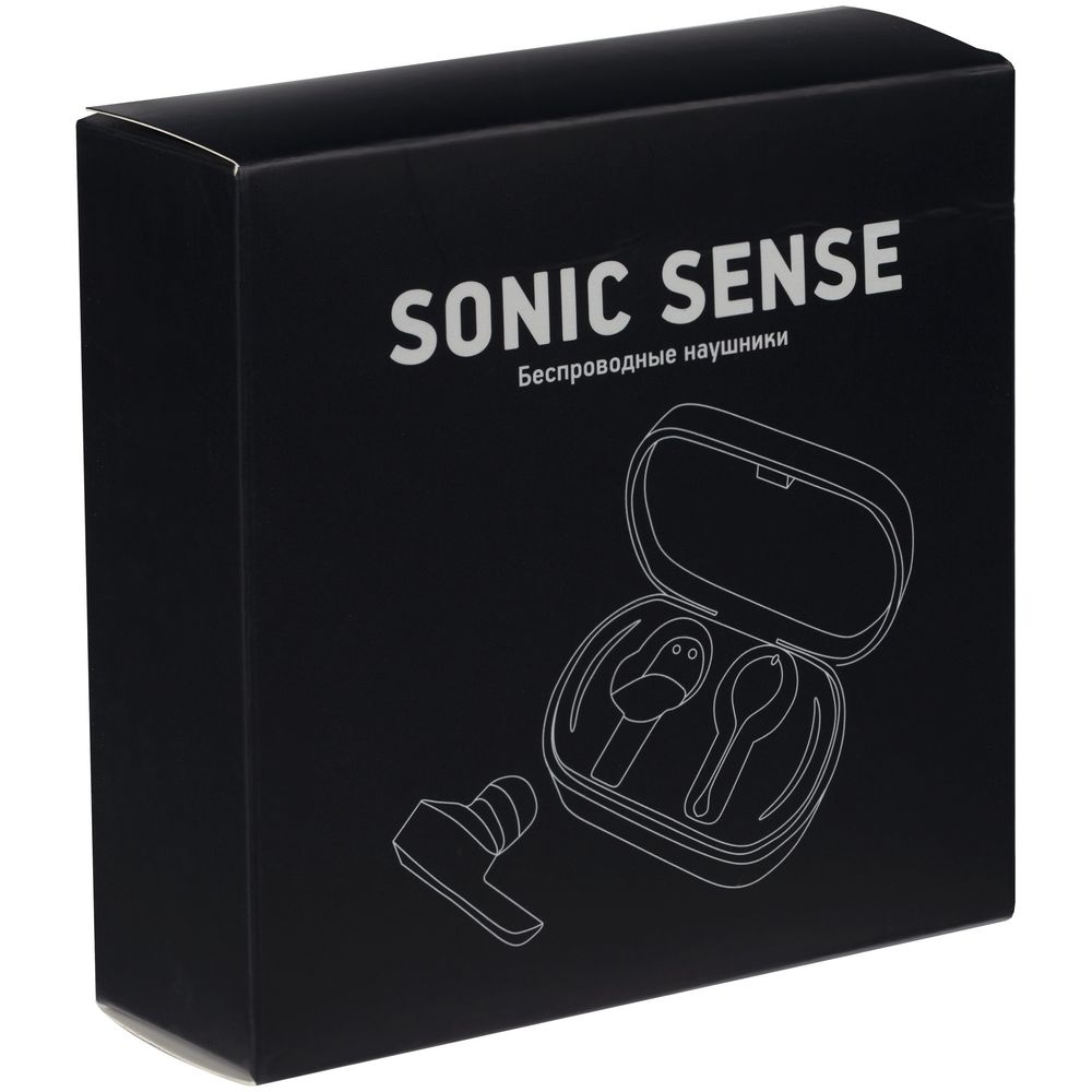 Беспроводные наушники Sonic Sense, черные, черный, пластик