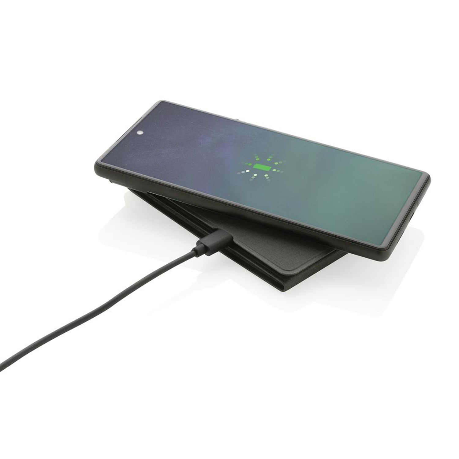Подставка для телефона с беспроводной магнитной зарядкой Artic, 10 Вт, polyurethane; картон