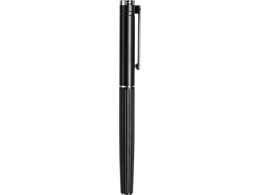 Ручка-роллер металлическая «Monarch» с анодированным слоем, черный