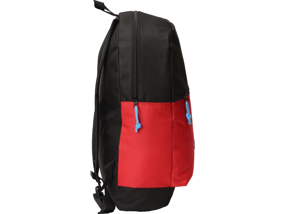 Рюкзак «Chap», черный, красный, голубой, полиэстер