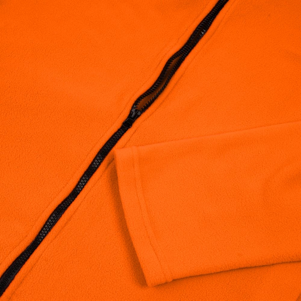 Куртка флисовая унисекс Manakin, оранжевая, оранжевый, флис