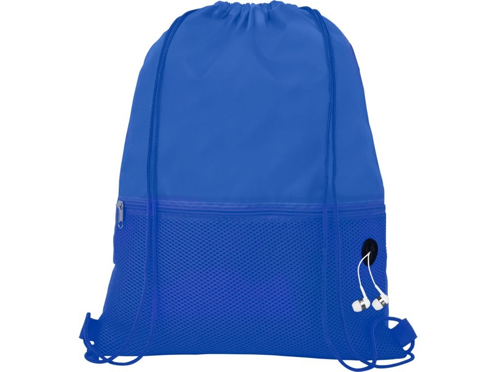 Рюкзак «Ole» с сетчатым карманом, синий, полиэстер
