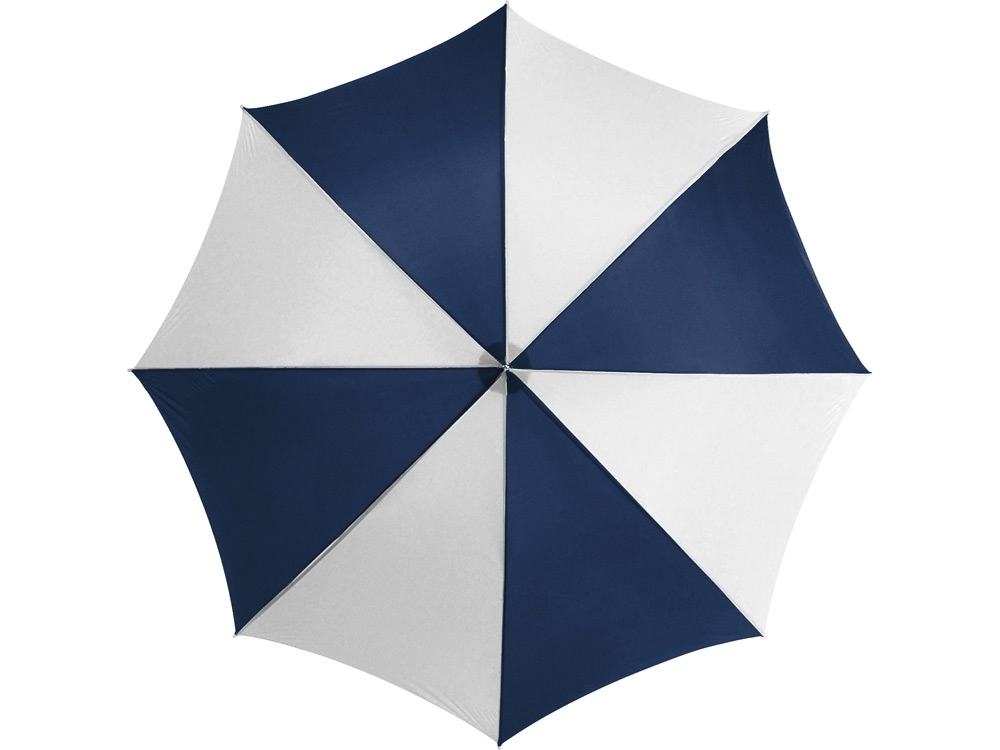 Зонт-трость «Karl», синий, белый, полиэстер