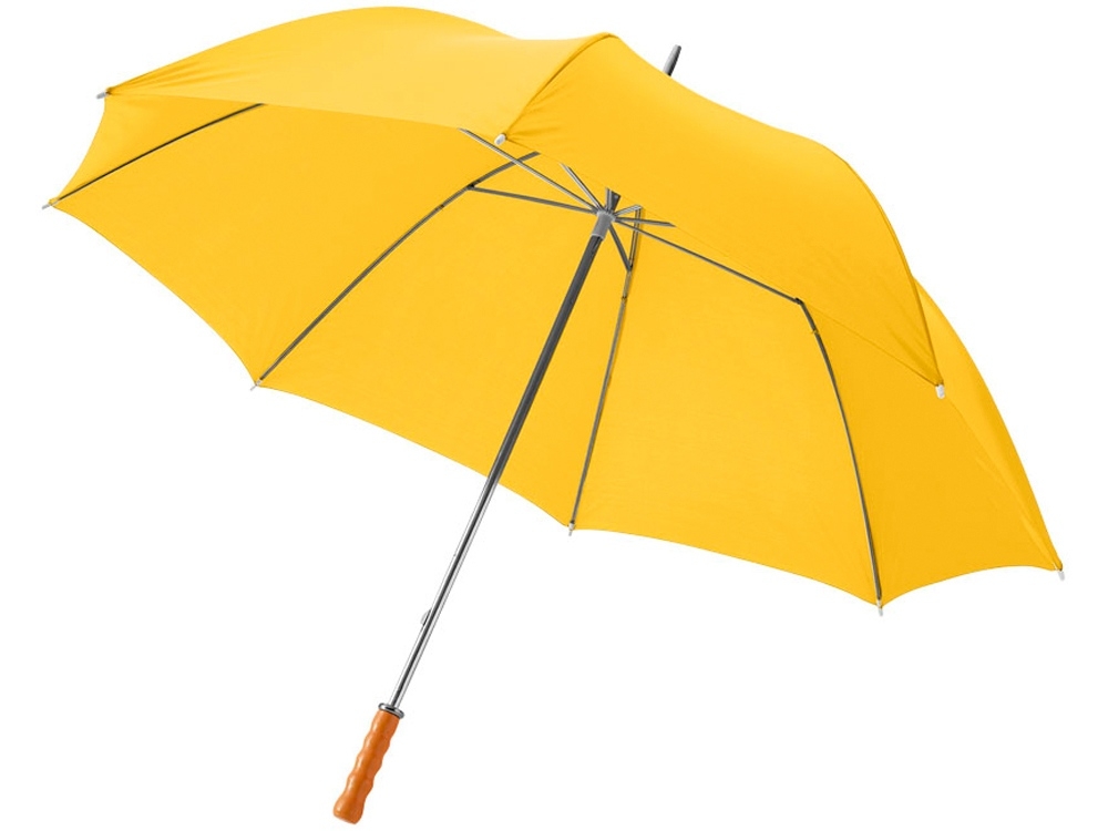 Зонт-трость «Karl», желтый, полиэстер