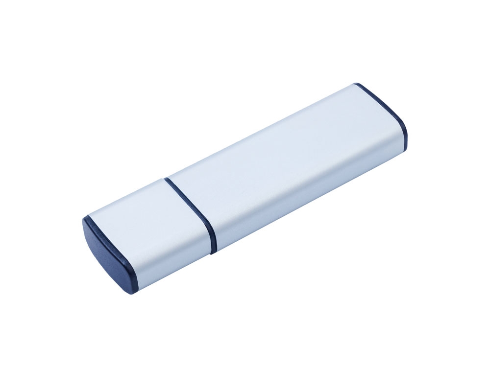 USB 2.0- флешка на 32 Гб «Snow» с колпачком, черный, серебристый, металл