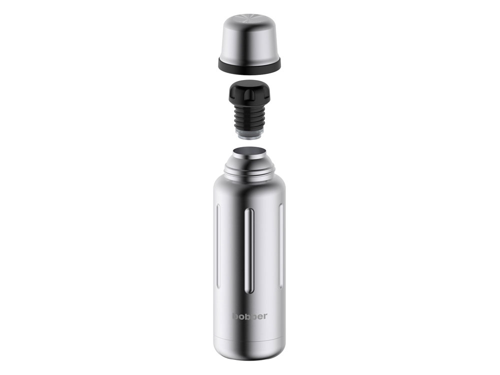Вакуумный термос «Flask», 470 мл, серебристый, металл