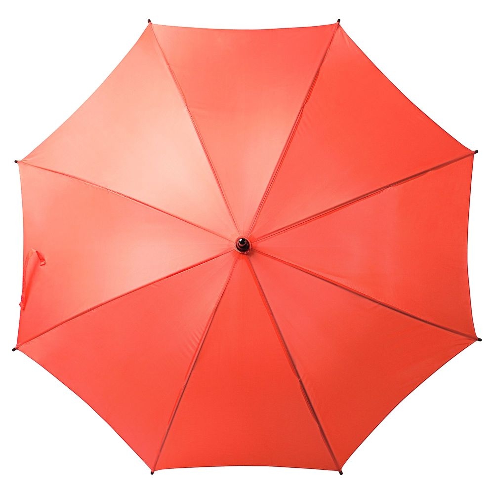 Зонт-трость Standard, красный, красный, полиэстер